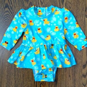 Posh Peanut Duck Bathing Suit 6-12M